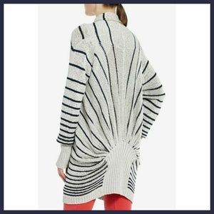 NWT BCBGMaxazria Jane Striped Cardigan Sweater